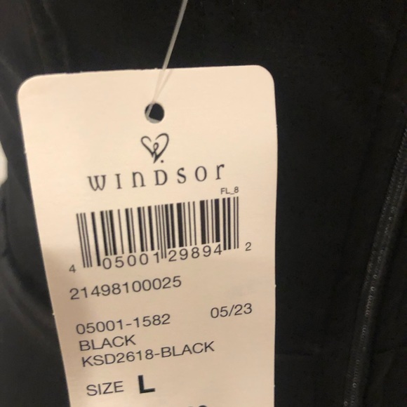 Shondra Taffeta Rhinestone Strap Party Dress - Picture 10 of 10